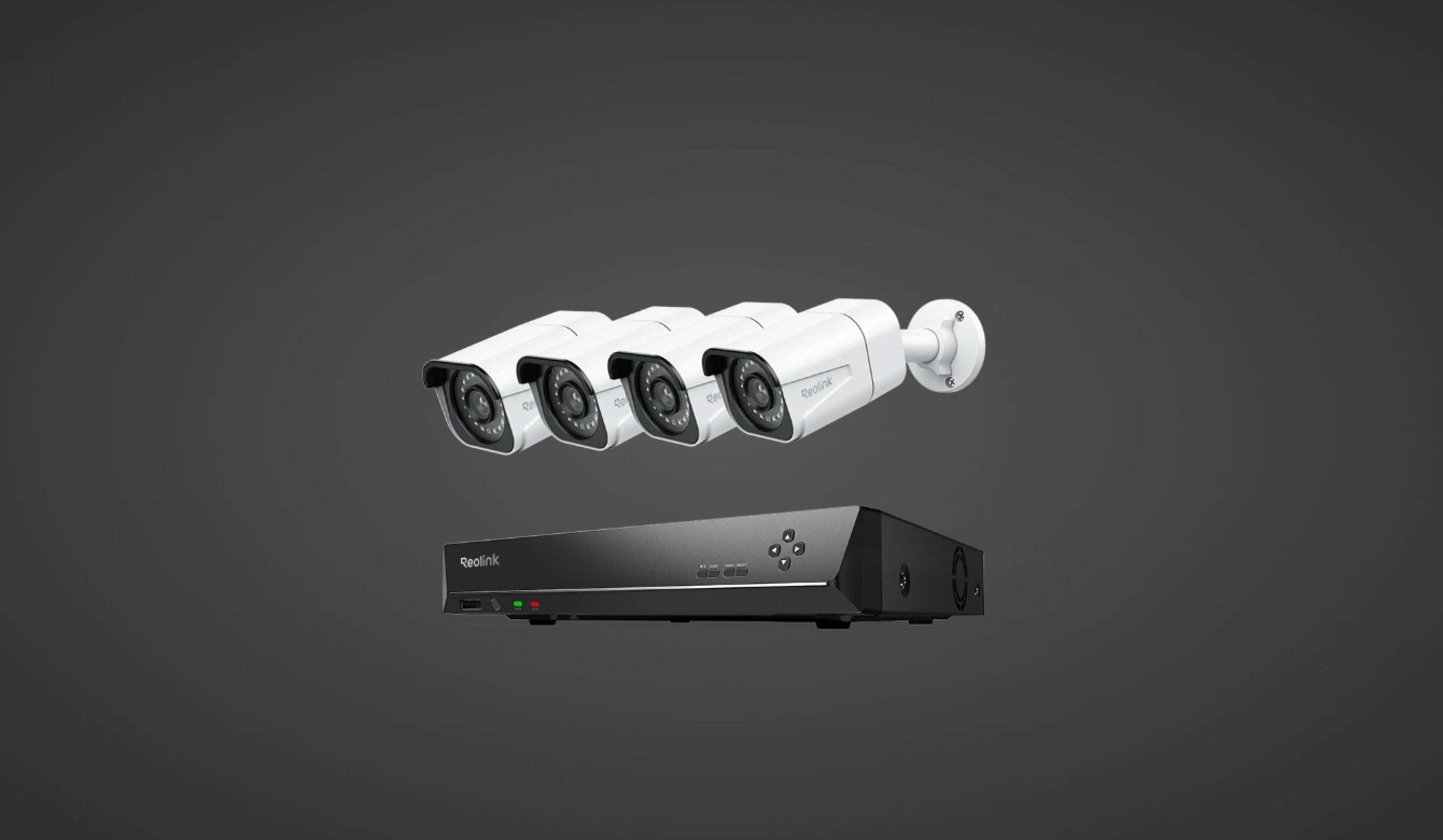 Home Security Camera System Installation 4 cameras with customers IP equipment up to 2500 sq foot home